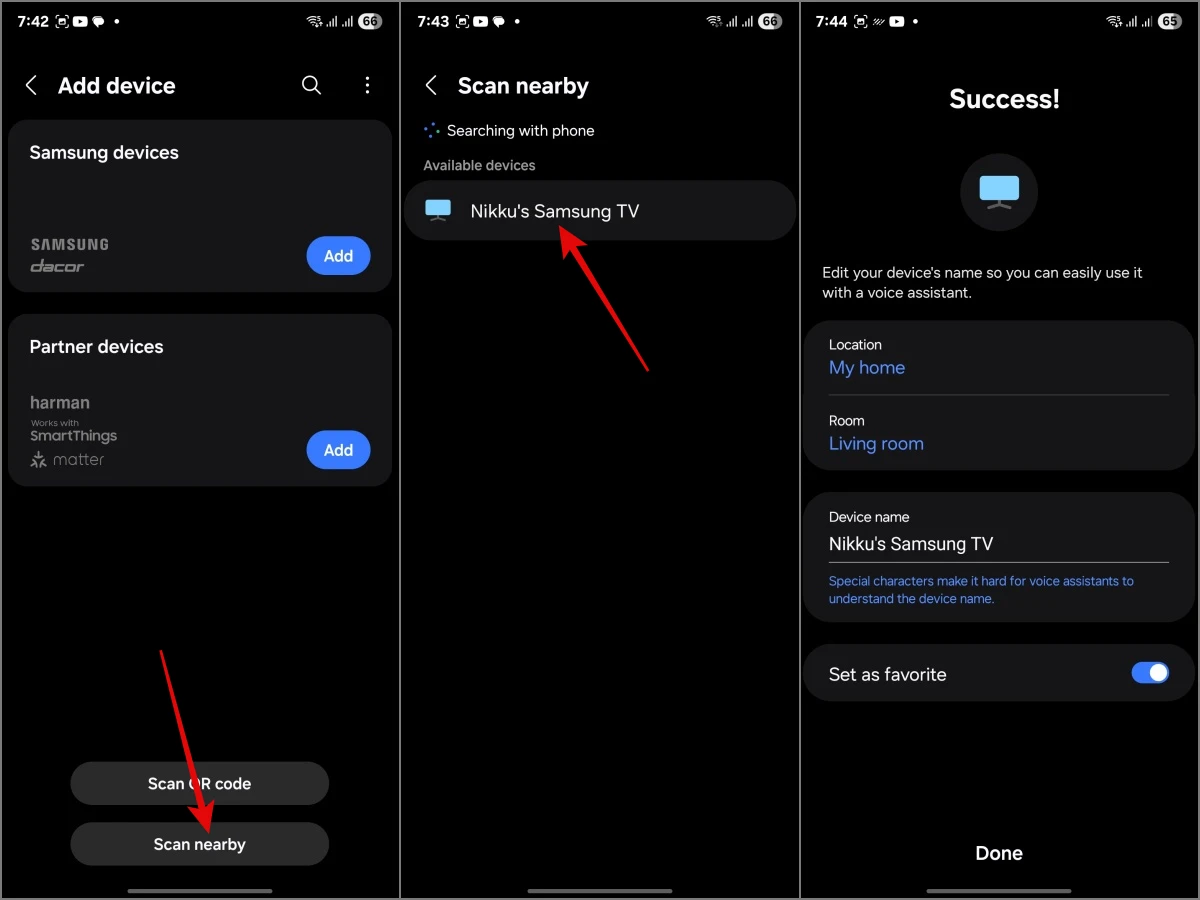 How to pair Samsung TV with Android phone