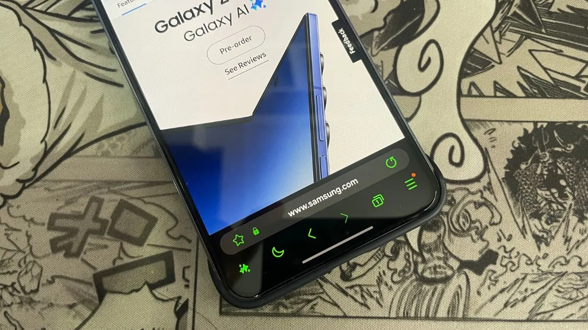 Samsung Internet Bottom Address Bar
