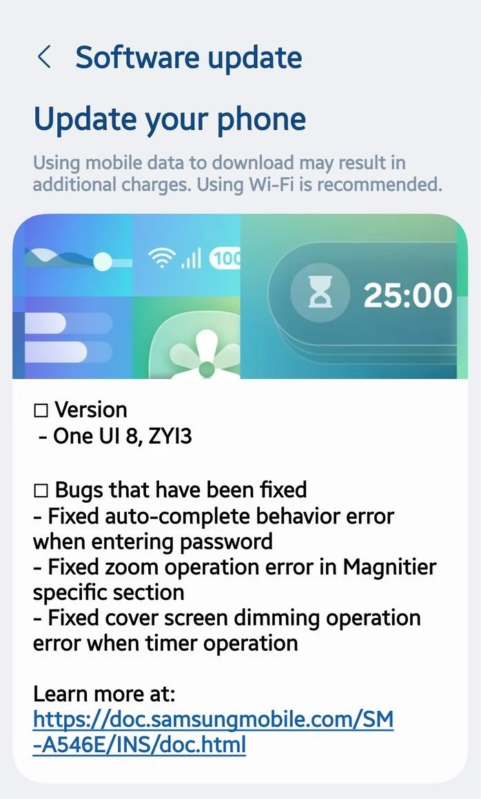 Galaxy A54 One UI 8 Beta 2 (India)
