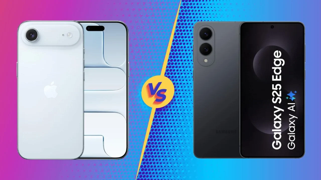 Galaxy S25 Edge vs iPhone Air Battery Test