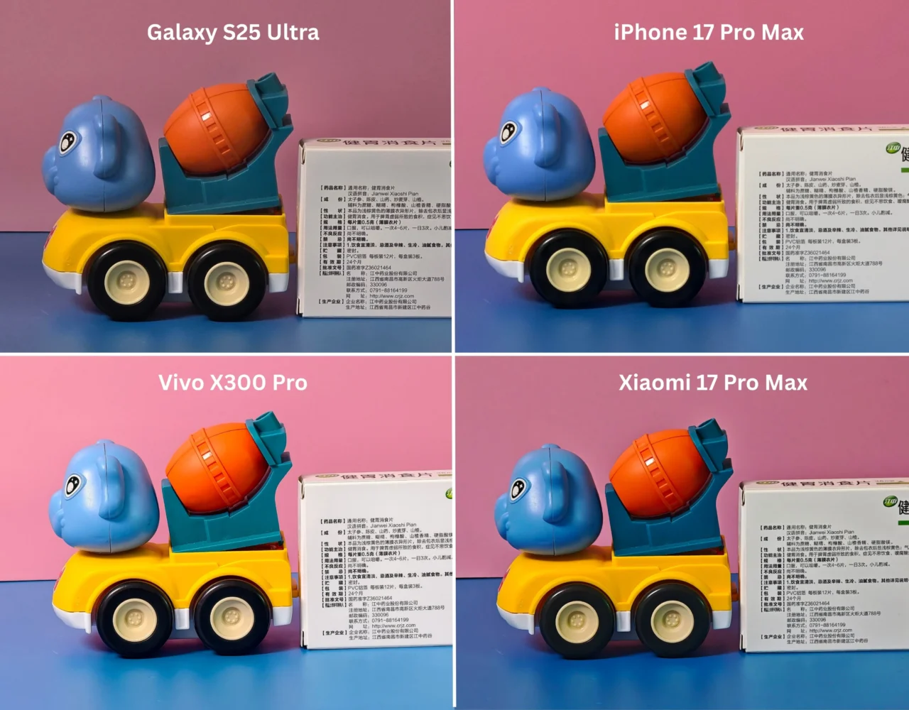 Samsung's telephoto camera comparison with iPhone, Vivo, Xiaomi