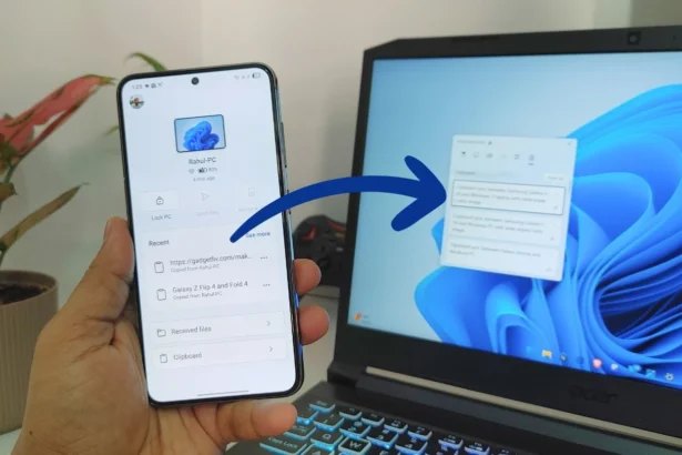 Clipboard sync between Galaxy phone and Windows PC
