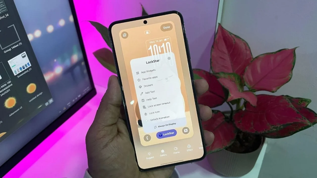 LockStar new unlock animation and lock screen customization in One UI 8.5