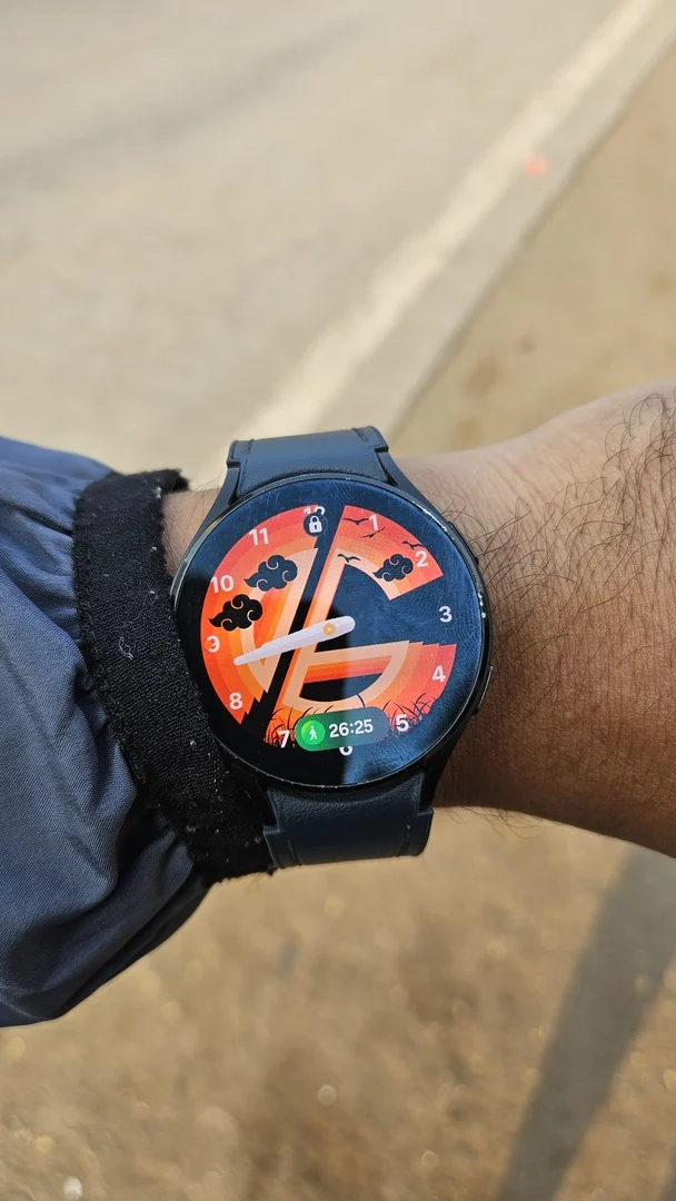 Now Bar on Galaxy Watch 4