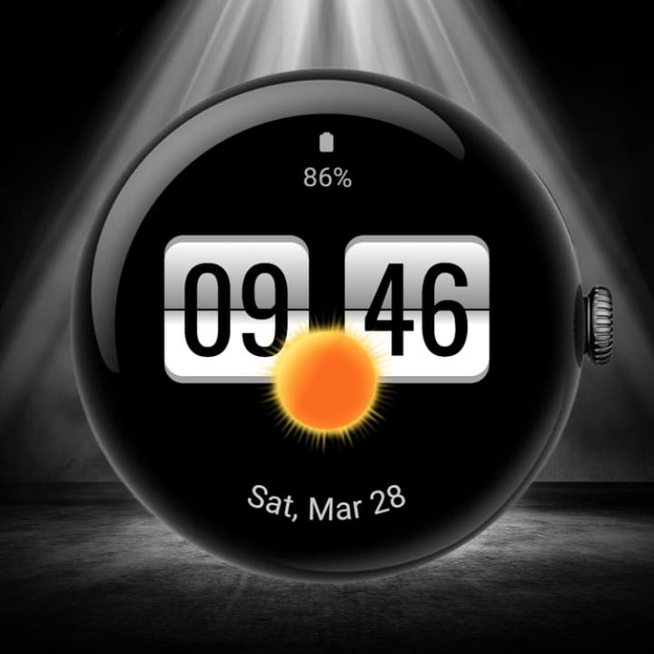 Flip Clock Watch Face