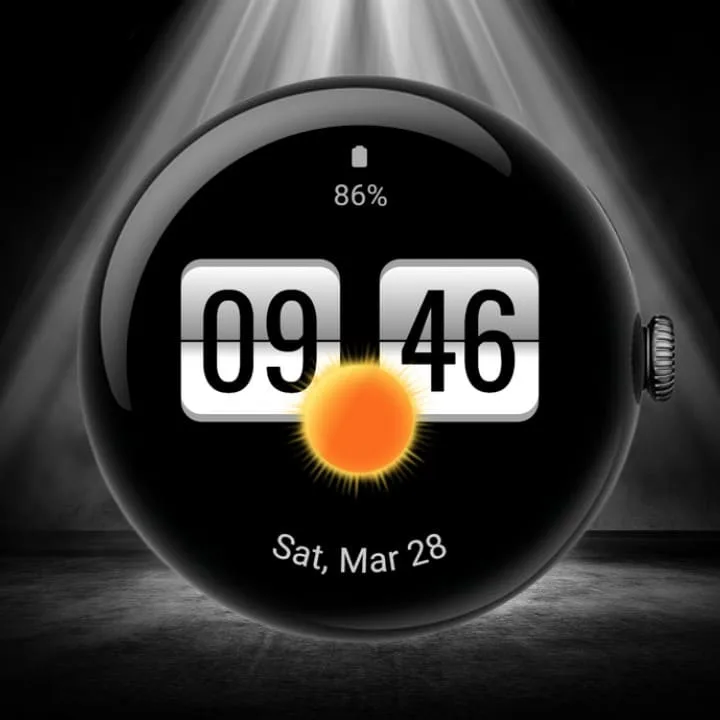 Flip Clock Watch Face