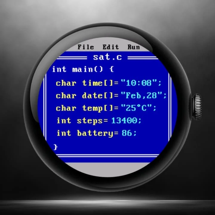 Retro C Compiler Watch Face