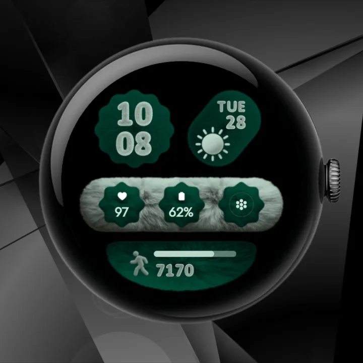 Material You Fluffy Watch Face