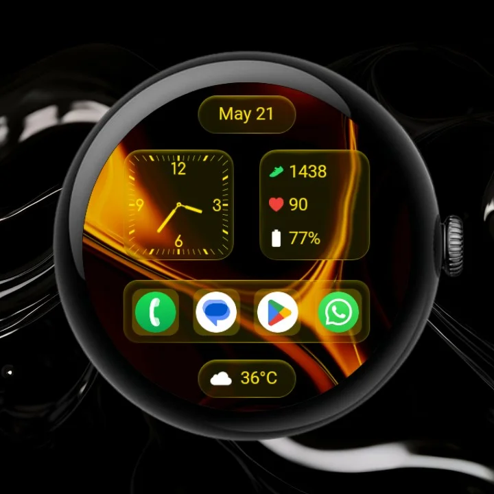 Aero Glass Watch Face