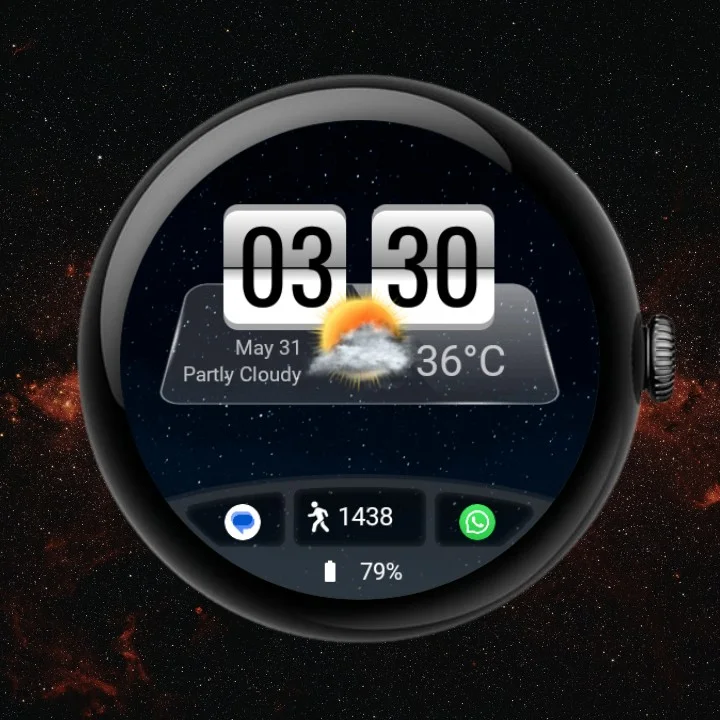Flip Clock 2 Watch Face