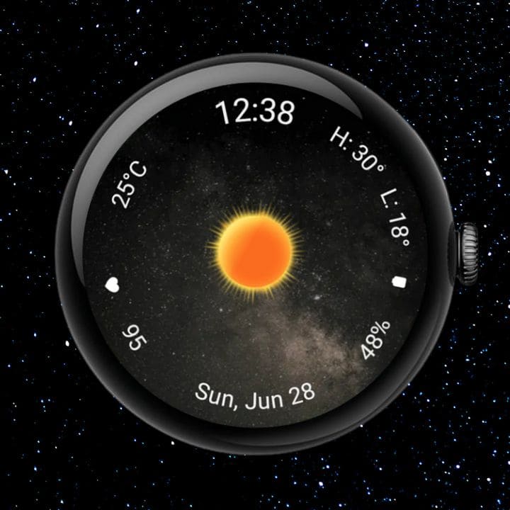 Space Weather Watch Face