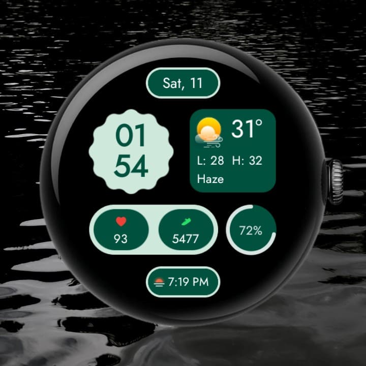 Material You Style 2 Watch Face