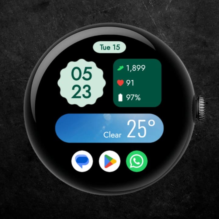 Material You Style 3 Watch Face